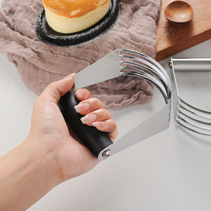 CozyNest Stainless steel manual cream cutter beater mixer