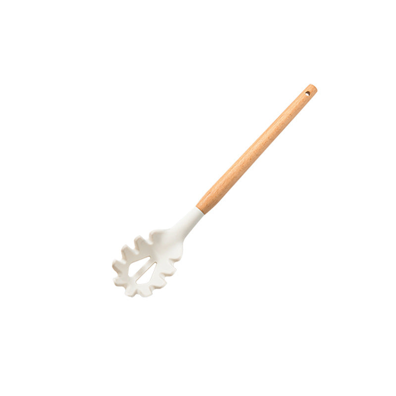 CozyNest Customized wooden handle silicone kitchen set 10-piece set, kitchen tools non-stick pan shovel spoon kitchen set