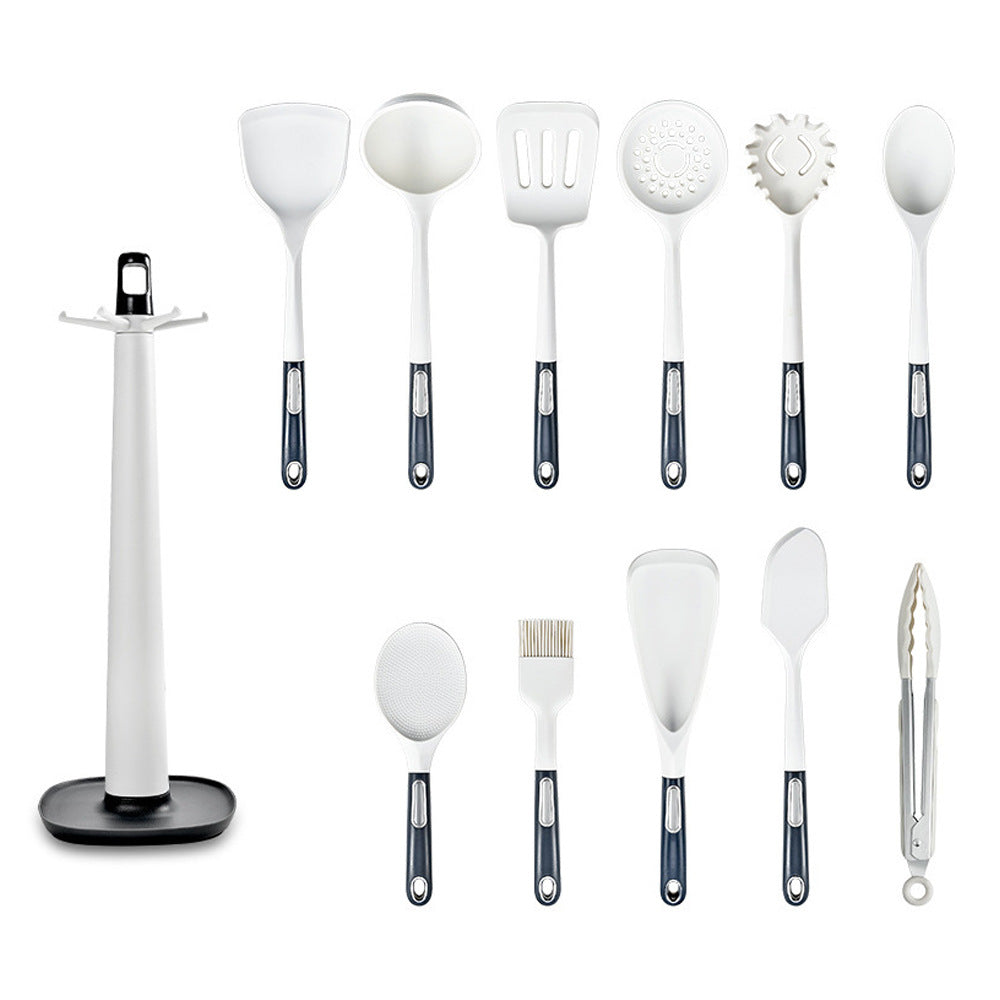 CozyNest New13-piece silicone kitchenware set, non-stick pan cooking spoon shovel kitchen tools kitchen set
