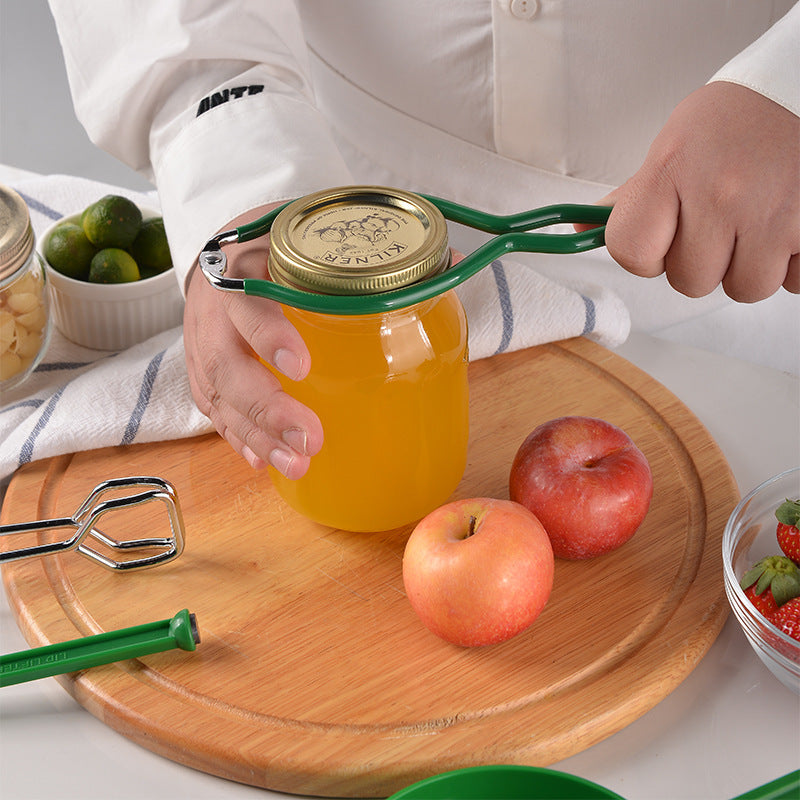 CozyNest Jam making kitchen tools 7-piece set Anti-scalding can jaw set, non-slip basket set