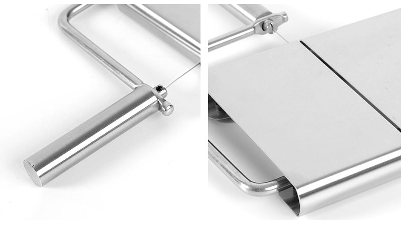CozyNest Stainless Steel Cheese Slicer, Multifunctional Cheese Ham Slicer Cheese Cutter Kitchen Tools