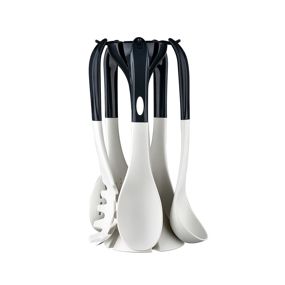 CozyNest Non-stick pan silicone tape hanging storage seat cooking kitchen tools spoon set