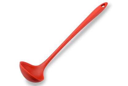CozyNest silicone kitchenware integrated heat-resistant non-stick long  large colander spatula spoon