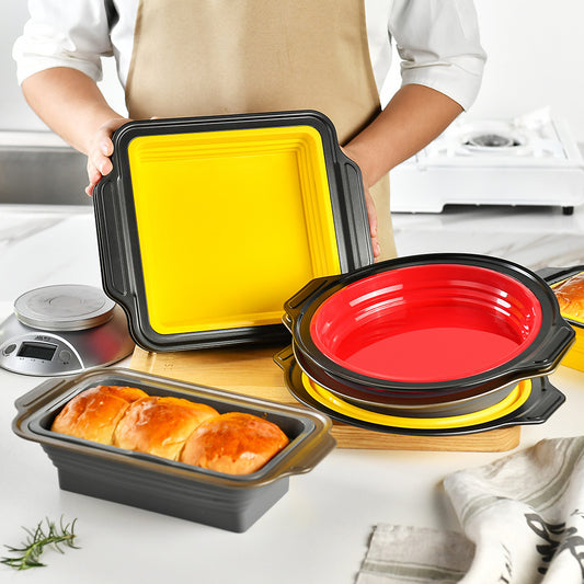 CozyNest Creative folding silicone cake mold