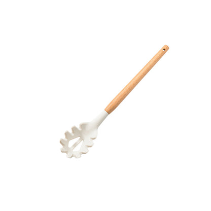 CozyNest Customized wooden handle silicone kitchen set 10-piece set, kitchen tools non-stick pan shovel spoon kitchen set