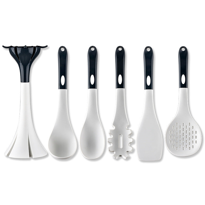 CozyNest Non-stick pan silicone tape hanging storage seat cooking kitchen tools spoon set
