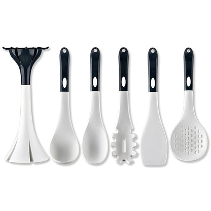 CozyNest Non-stick pan silicone tape hanging storage seat cooking kitchen tools spoon set