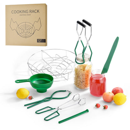 CozyNest Jam making kitchen tools 7-piece set Anti-scalding can jaw set, non-slip basket set
