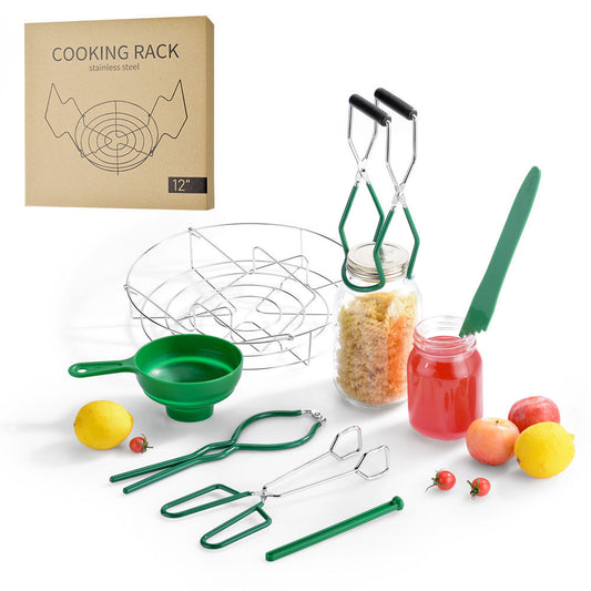CozyNest Jam making kitchen tools 7-piece set Anti-scalding can jaw set, non-slip basket set