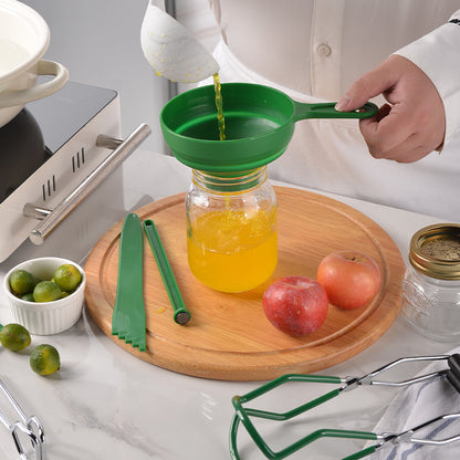 CozyNest Jam making kitchen tools 7-piece set Anti-scalding can jaw set, non-slip basket set