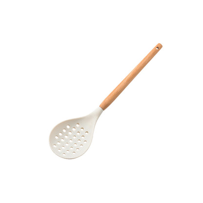 CozyNest Customized wooden handle silicone kitchen set 10-piece set, kitchen tools non-stick pan shovel spoon kitchen set