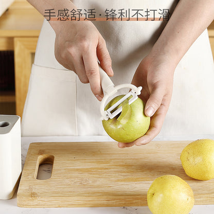 CozyNest Custom Kitchen Gadgets 5-piece Fruit Cutter Set with Storage Seat