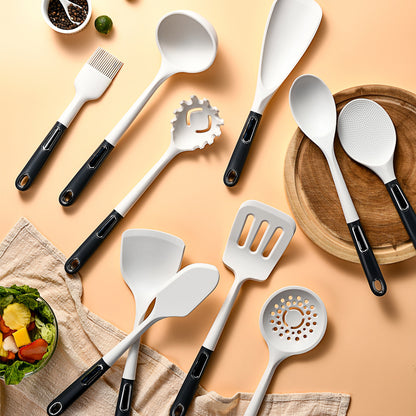 CozyNest New13-piece silicone kitchenware set, non-stick pan cooking spoon shovel kitchen tools kitchen set