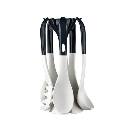 CozyNest Non-stick pan silicone tape hanging storage seat cooking kitchen tools spoon set